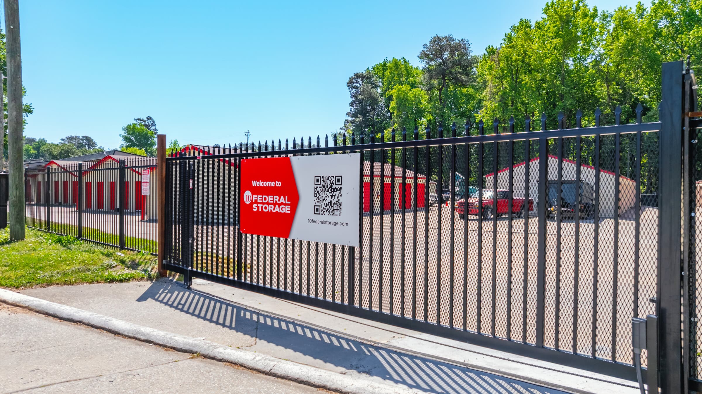 gate in front self storage units in douglasville georgia