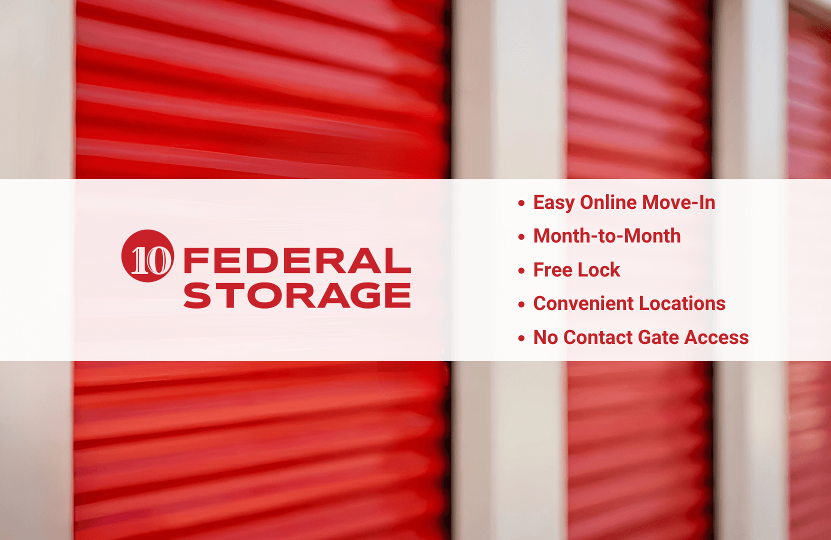 storage unit deals