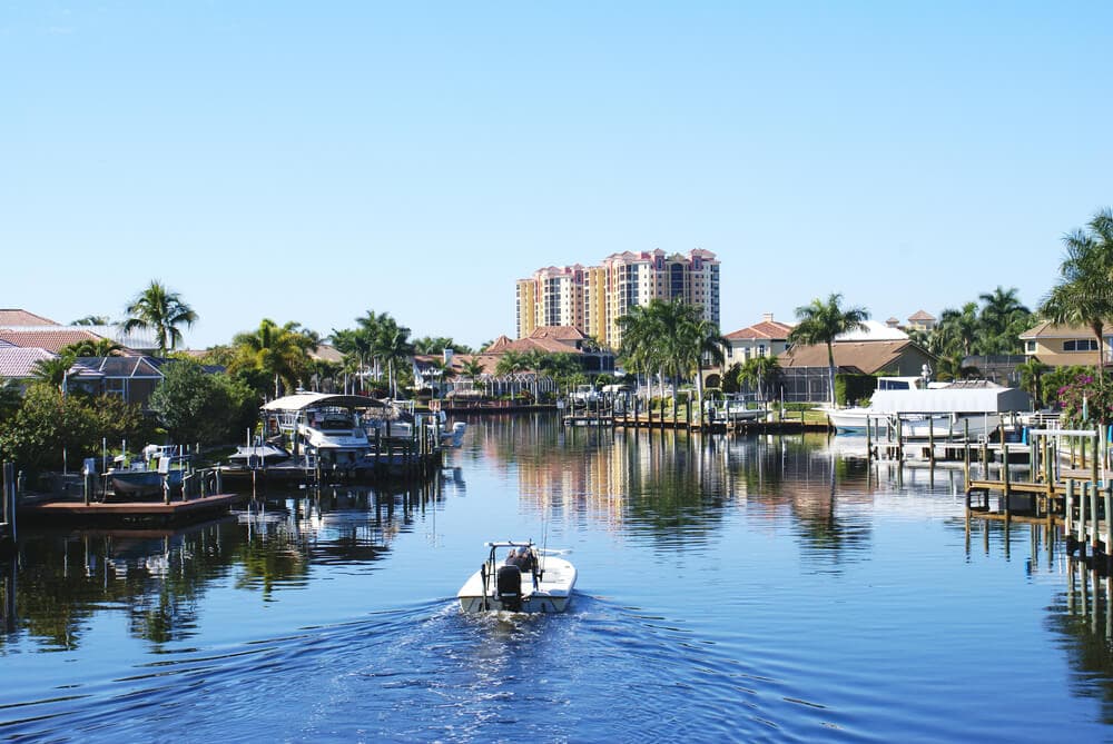 riverfront in cape coral florida