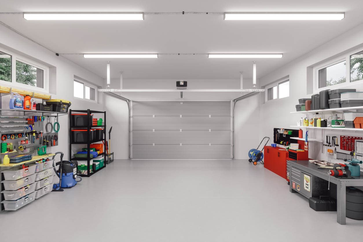 storage organization in a garage