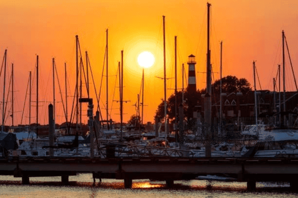marina with boats in league city texas