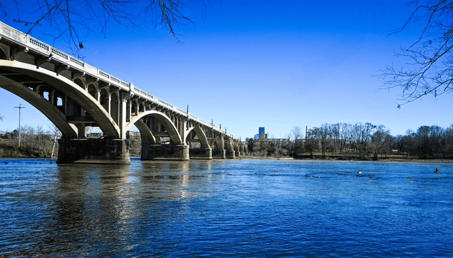 gervais street bridge leading to west columbia south carolina