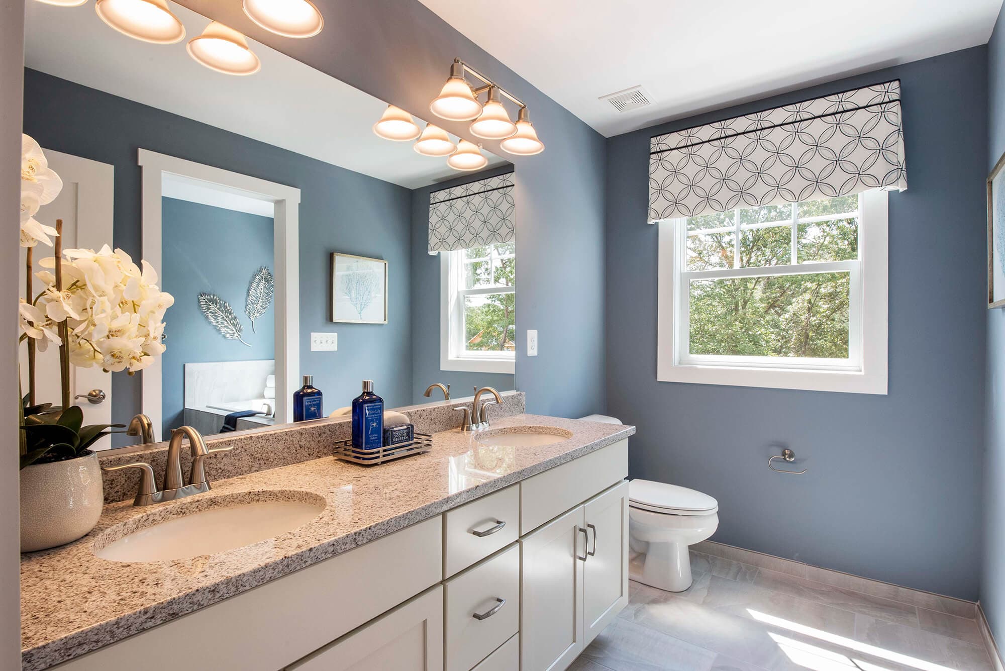organized bathroom