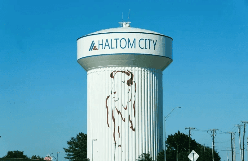 haltom city texas water tower