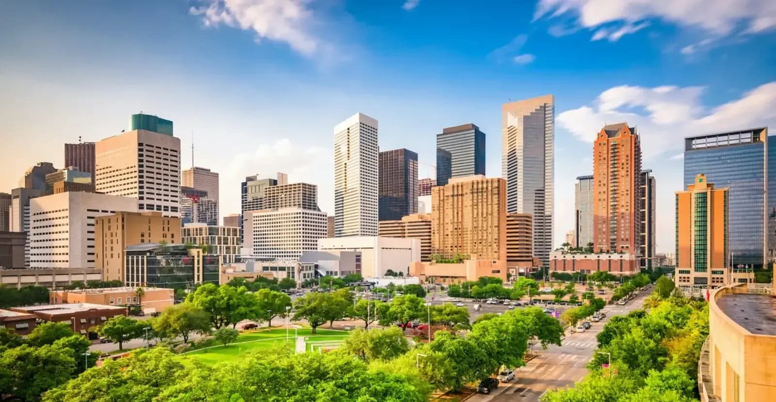 houston texas skyline downtown