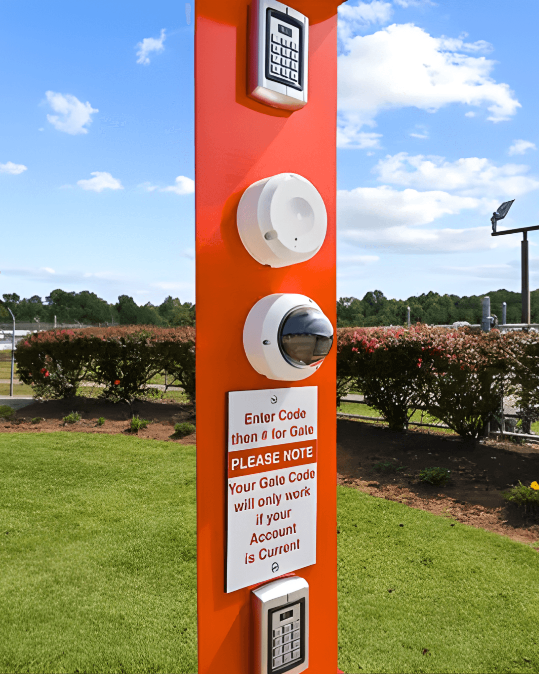 Storage Depot Secure Gate Access