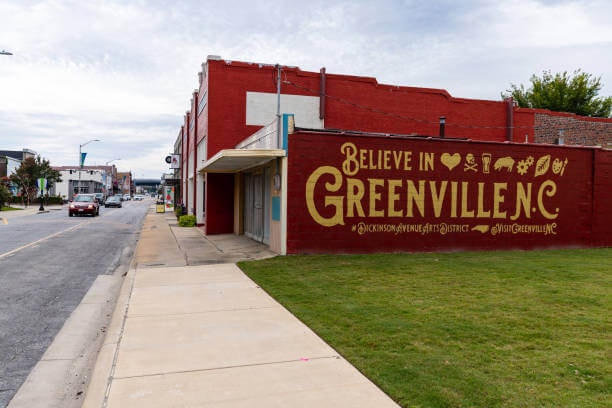entrance to greenville north carolina