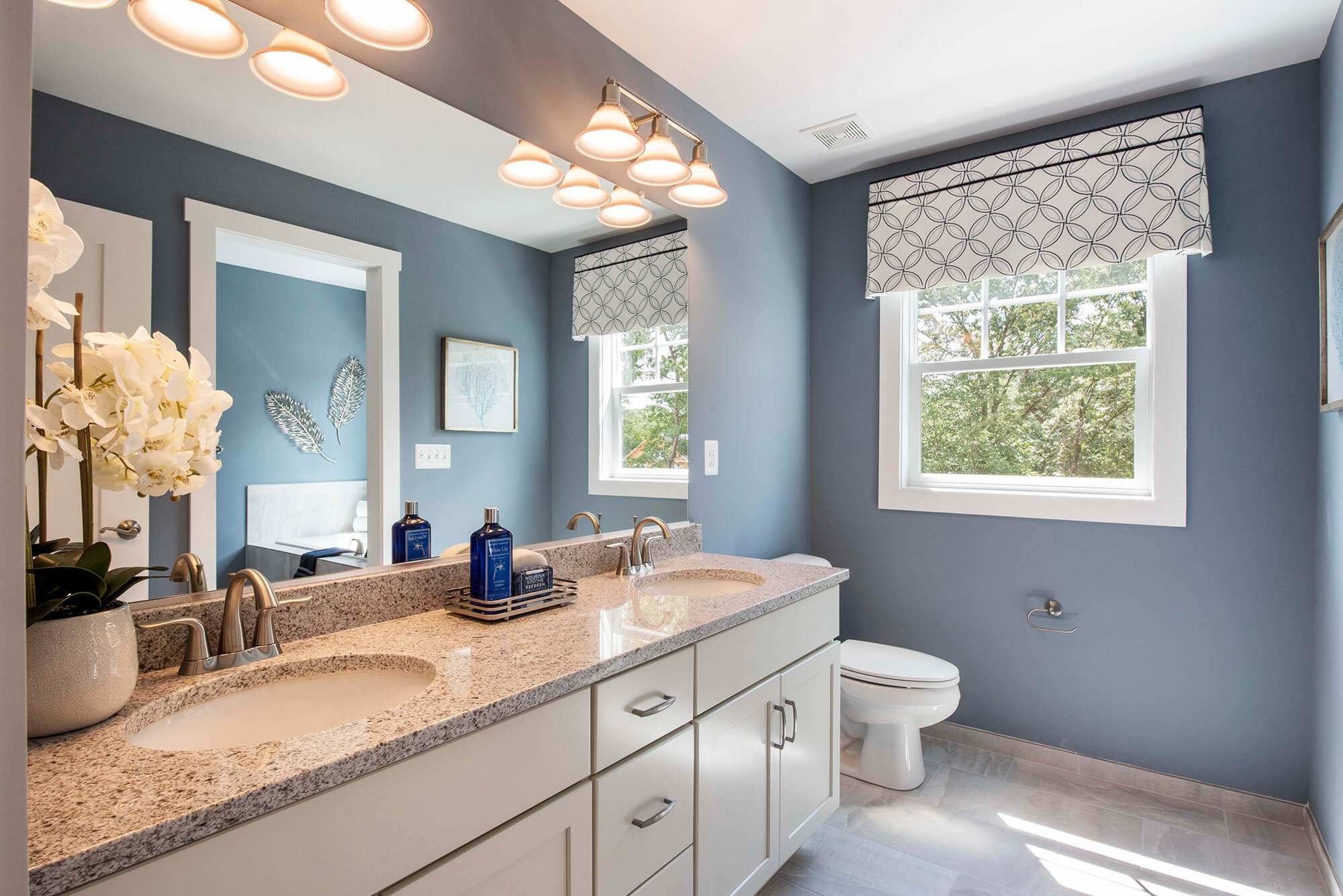 organized bathroom