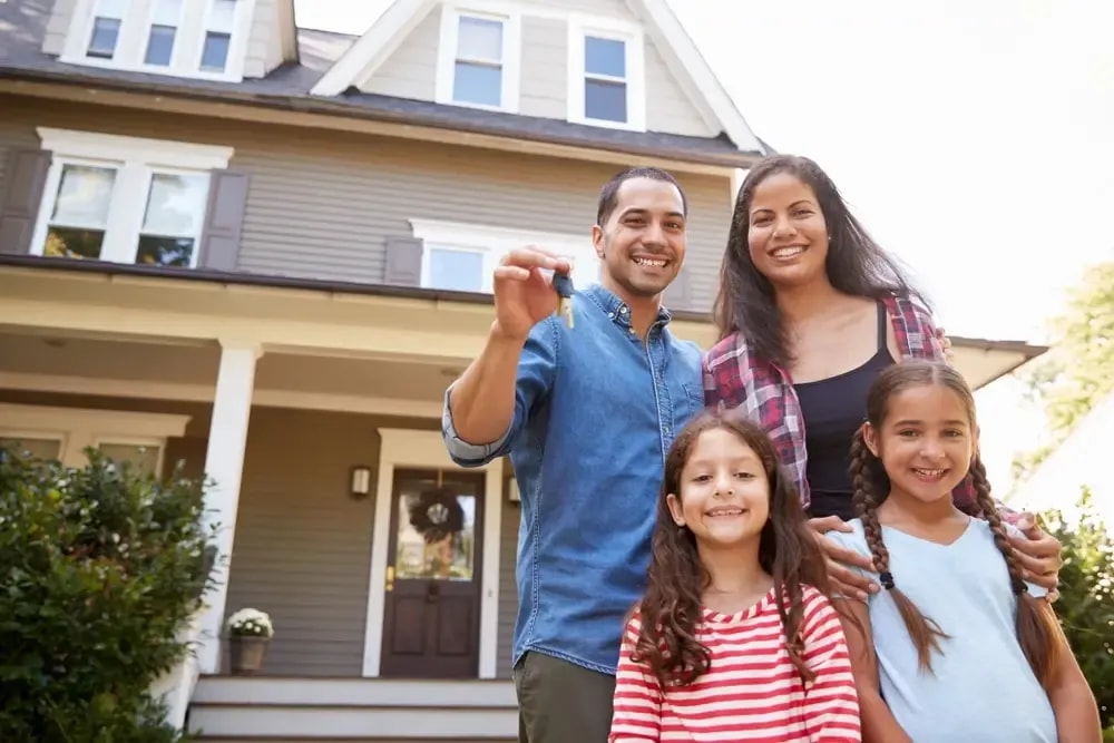 family of 4 moving into single family home