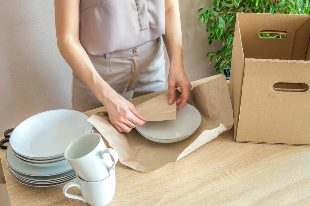 packing plates for moving