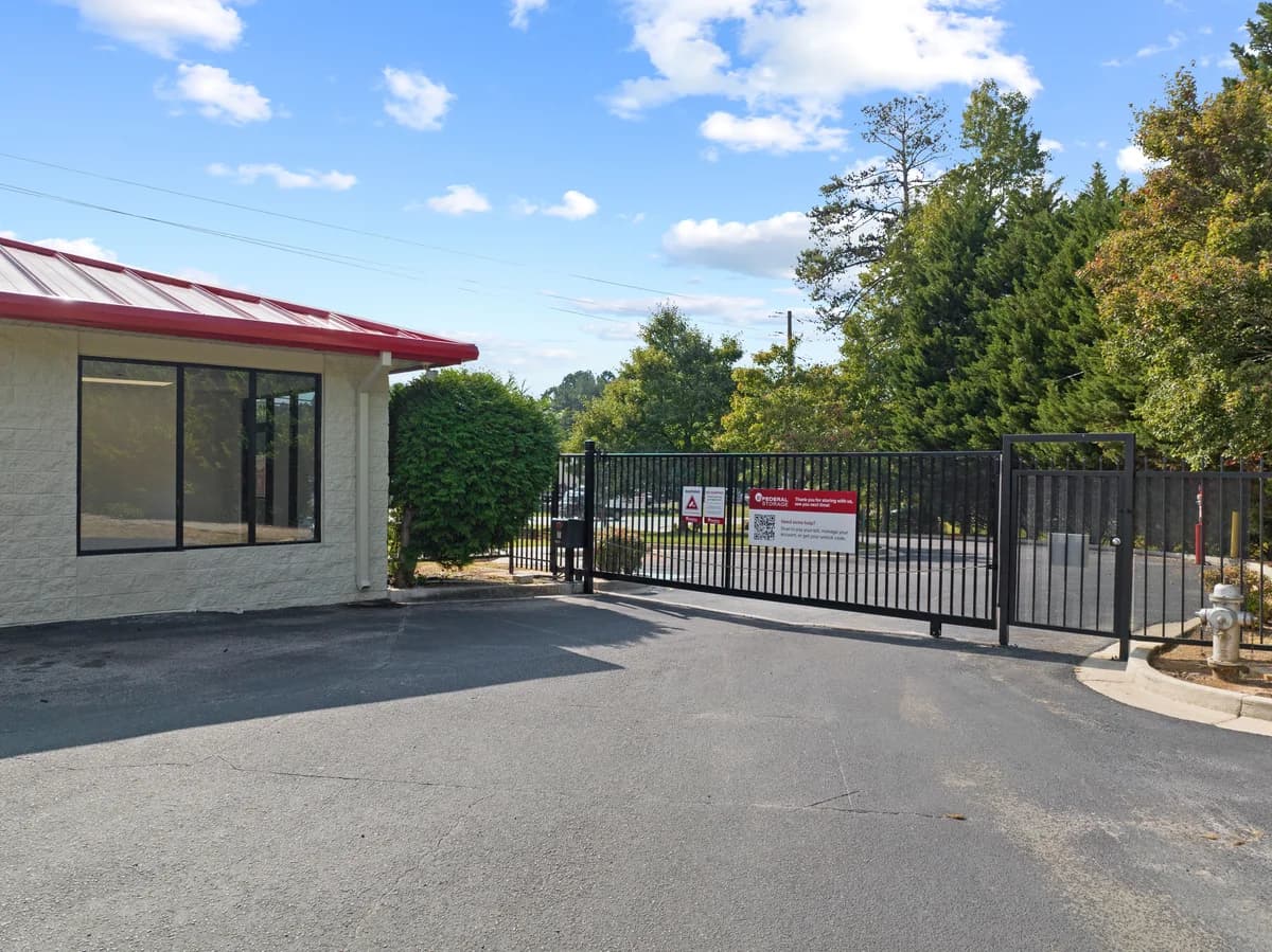 gated self storage entry villa rica georgia