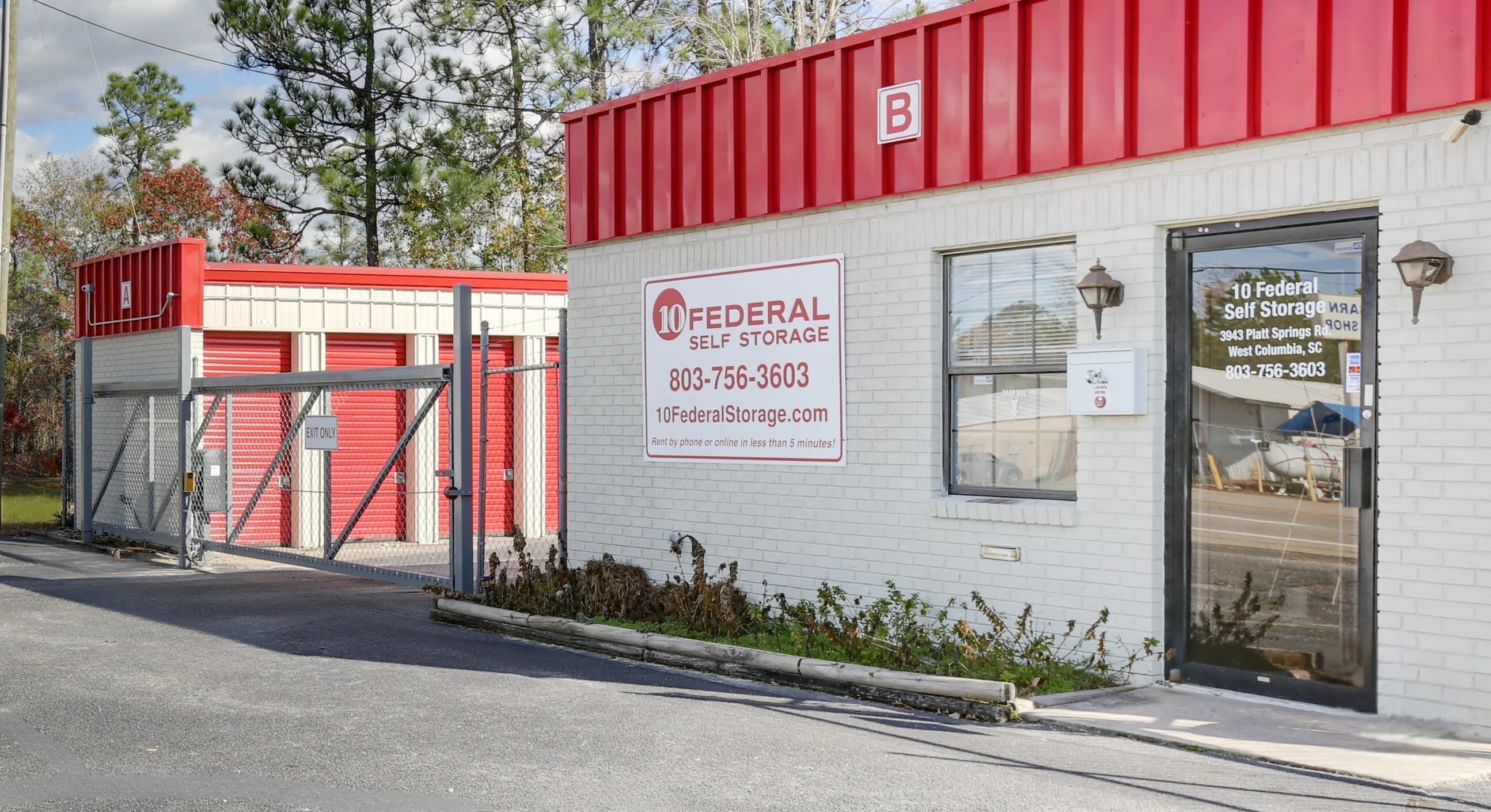10 federal storage facility