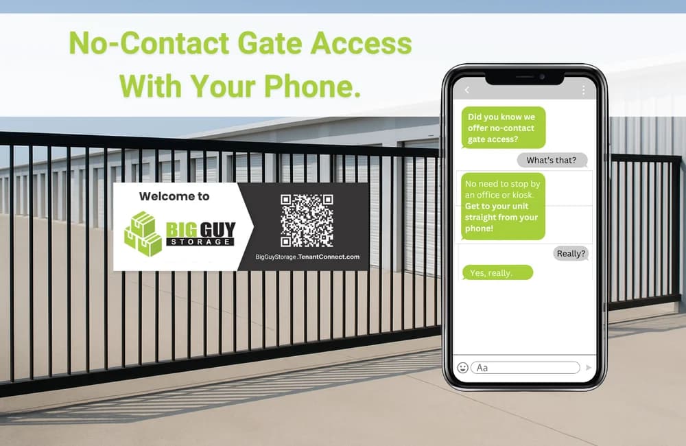 Big Guy Storage self storage mobile access