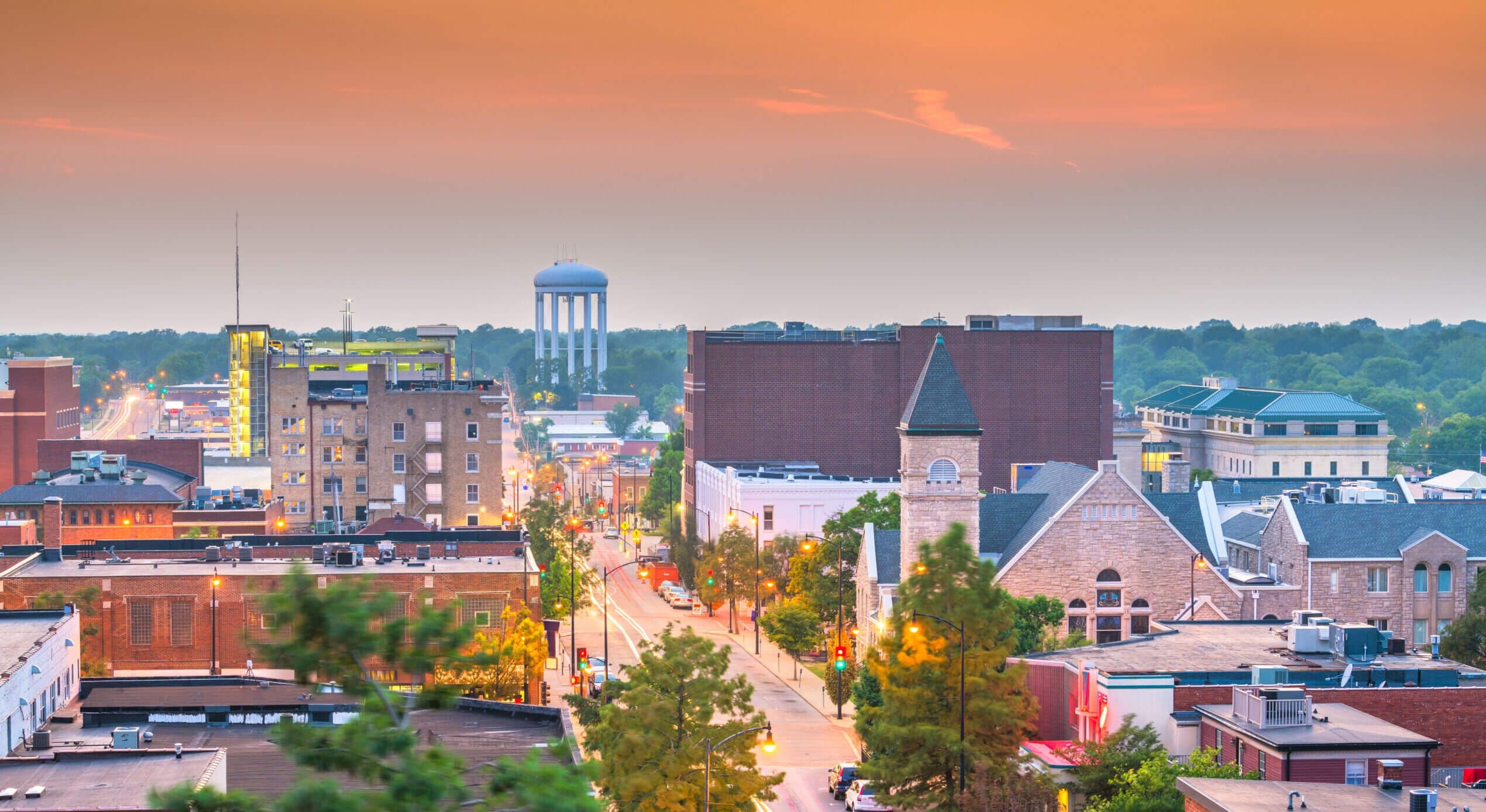 Columbia, Missouri downtown